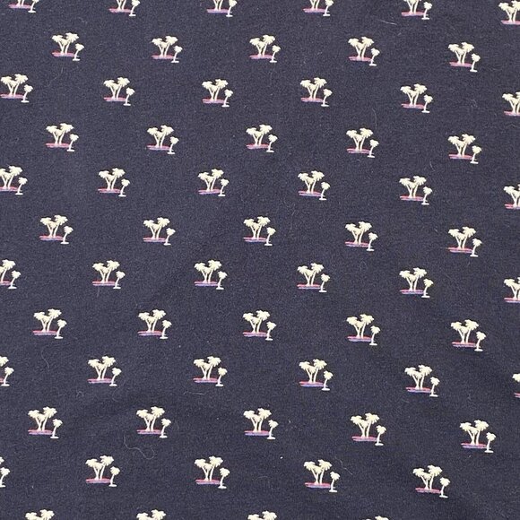 Alexander Julian Colours Shirt Mens L Polo Blue Short Sleeve Palm Trees Print - Picture 4 of 10
